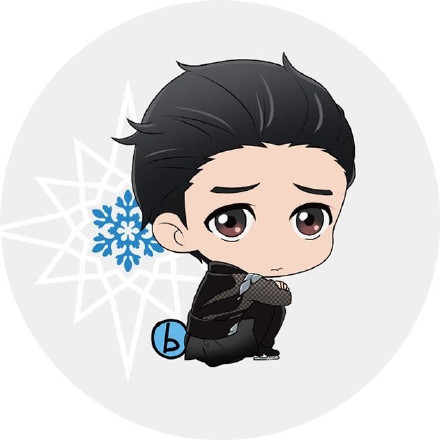 一组超级萌的冰上的尤里头像[嘻嘻][可怜]