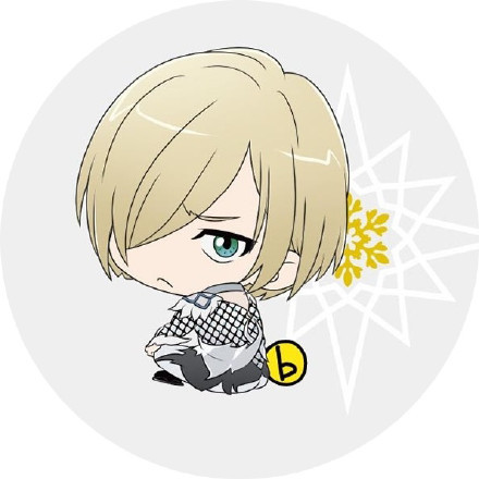 一组超级萌的冰上的尤里头像[嘻嘻][可怜]