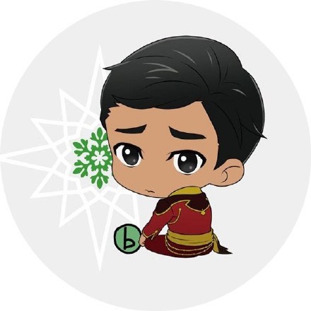 一组超级萌的冰上的尤里头像[嘻嘻][可怜]