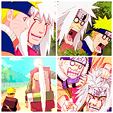 再也回不去，旧时光[活着回来]
豪杰自来也和小鸣人的故事[悲伤][战斗开始]