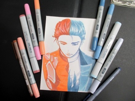 #大神#彩绘冰上的尤里Orz[钱]