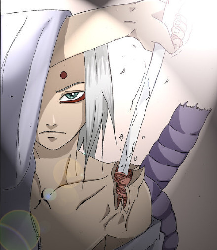 #火影英雄谱#我的身体病魔缠身，不能坚持很久…但是，我不会灭亡…而且我不是一个人…我将在大蛇丸大人的心中永存… ------辉夜君麻吕#话语#