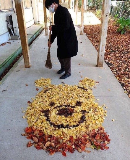 岛国#大神#的杰作，任何生活都可以成为艺术Orz[哈哈][嘻嘻]