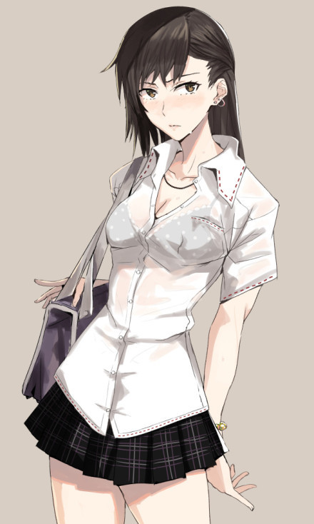 #营养快线系列#喜欢御姐，尤其是画中穿衣搭配的细节，处理的很好[嘻嘻]