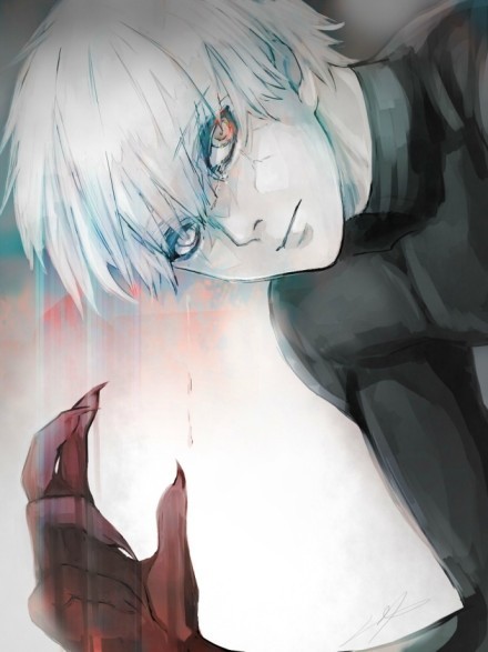 东京食尸鬼抽象作品，一向都是品质保证呀[嘻嘻]