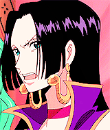 海贼女帝王下七武海 波雅汉考克花痴表情九枚！[花心][害羞]