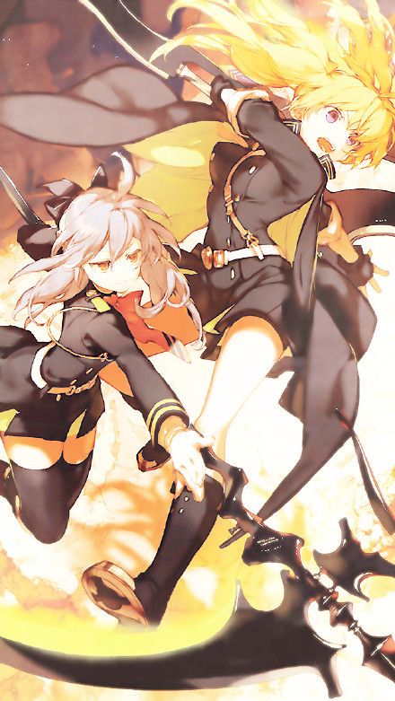 终结的炽天使高清无码手机壁纸，米迦尔颜值碾压了所有角色啊m(_ _)m