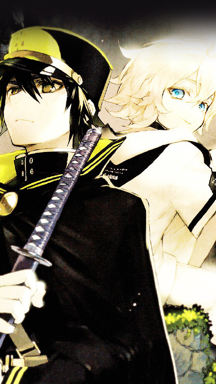 终结的炽天使高清无码手机壁纸，米迦尔颜值碾压了所有角色啊m(_ _)m