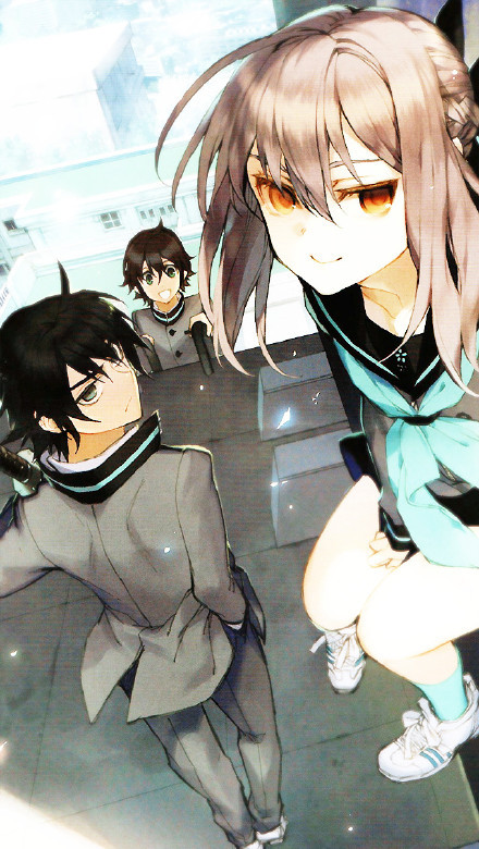 终结的炽天使高清无码手机壁纸，米迦尔颜值碾压了所有角色啊m(_ _)m