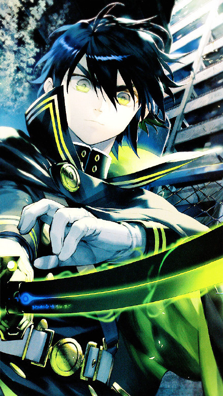 终结的炽天使高清无码手机壁纸，米迦尔颜值碾压了所有角色啊m(_ _)m