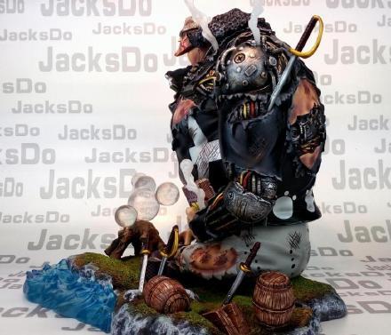 【手办欣赏】这个#熊#细节太赞，分分钟让我们热血，那为了自己的信念不惜牺牲的特质~！[嘻嘻]