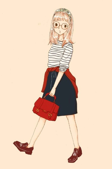 一组少女系列插画作，画风美腻，必须赞[嘻嘻][害羞]