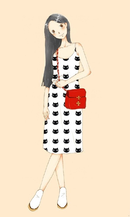 一组少女系列插画作，画风美腻，必须赞[嘻嘻][害羞]