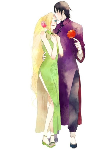 木叶四对黄金夫妇  旗袍中国风[花心]