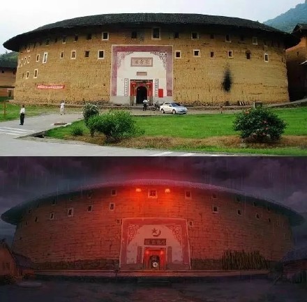 #大鱼海棠##二次元三次元#傻傻分不清楚的那些唯美画面[花心][嘻嘻]