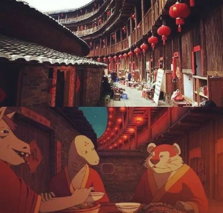 #大鱼海棠##二次元三次元#傻傻分不清楚的那些唯美画面[花心][嘻嘻]