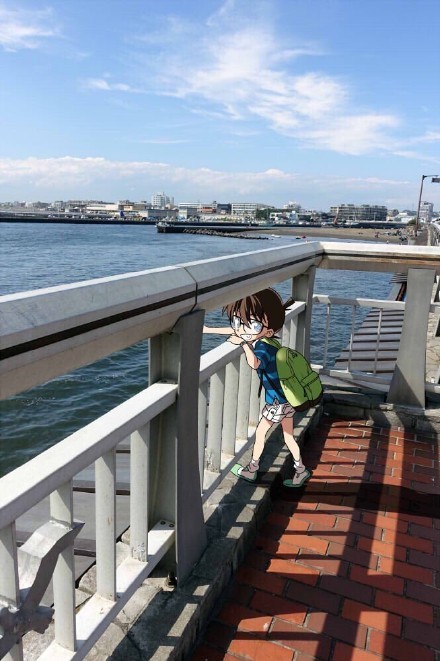 好帅的场景，好帅的柯南，#二次元三次元#傻傻分不清楚[害羞]