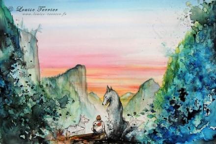 西欧画家笔下的宫崎骏，画风华丽，笔触细腻，大爱[害羞][嘻嘻]