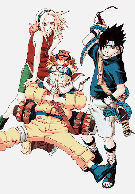 火影美图大赏，好怀念这个画风[嘻嘻]