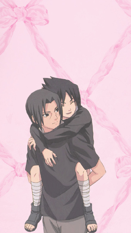 宇智波鼬和佐助两兄弟手机壁纸分享[嘻嘻]