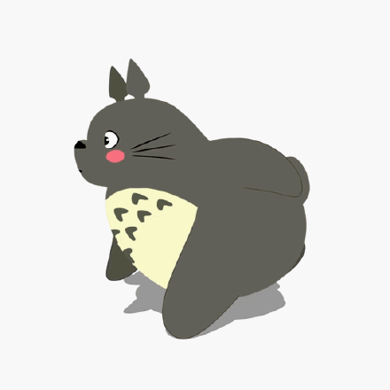 呆萌呆萌的小可爱，龙猫先生[害羞]
爱你一万年