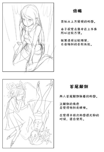漫画爱好者有福了！！！初学者构图方案教学整理，如果有心可以试试呀[嘻嘻]
