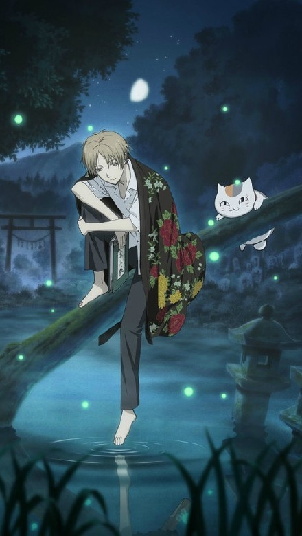 夏目温情壁纸一波[嘻嘻]
记得这个秋天的约定，十月份不见不散[可怜]