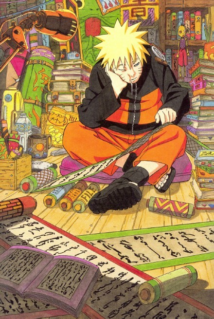 鸣人小朋友美图一组，美得不要不要的[花心]