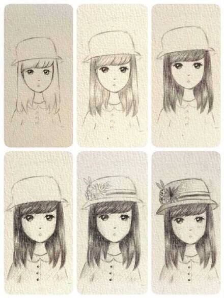 整理一组铅笔画#教程#合集，喜欢画画就收走学习[思考]