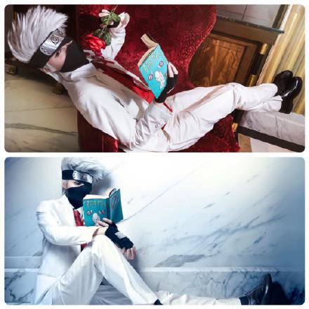 ins上一位专注cos卡卡西33的网友suki_cosplay，简直帅了一脸，你们感受下！