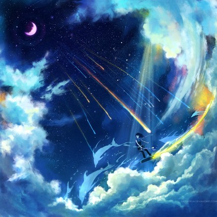 好美的意境，blue调的画风，大爱[花心]