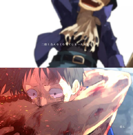 艾斯和路飞的开始和结束。
故事的开始是那么的美好
结尾却令人唏嘘
“从今天起，我们就是兄弟了”[悲伤]