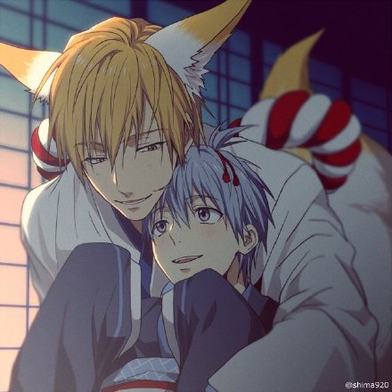 黑子的篮球唯美画风，大爱[花心]