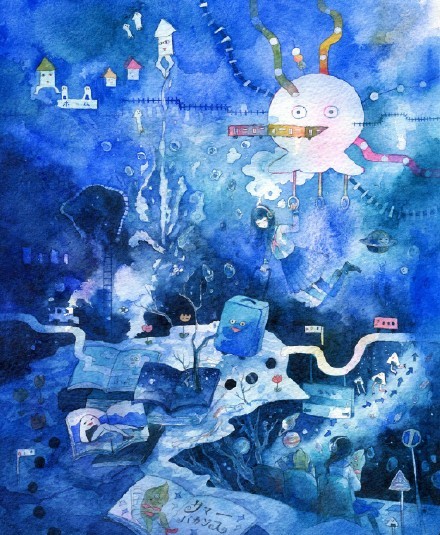 Blue伤感风的漫画作品[悲伤]