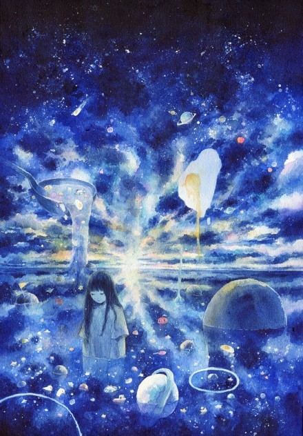 Blue伤感风的漫画作品[悲伤]