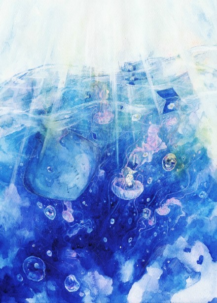 Blue伤感风的漫画作品[悲伤]