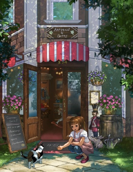 二次元里的那些唯美想象，画风唯美[可怜]