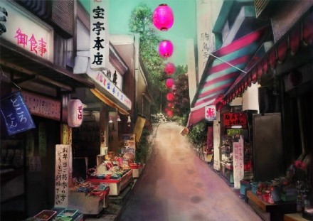 二次元里的那些唯美想象，画风唯美[可怜]