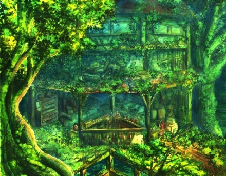 二次元里的那些唯美想象，画风唯美[可怜]