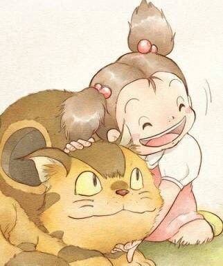 #同人# 龙猫中的两个小宝贝儿，太可爱了[可怜]