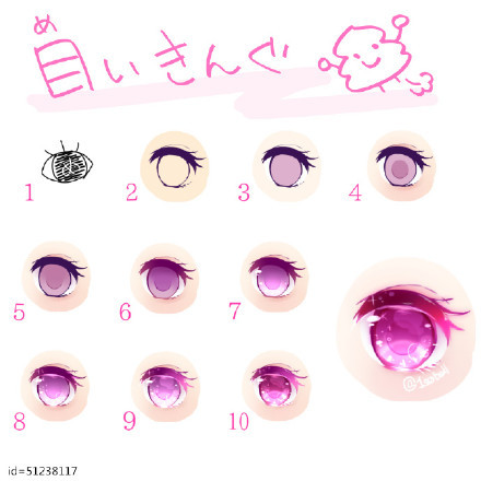 一组关于动漫眼睛的绘制参考的#教程#
需要就收藏吧[可怜]