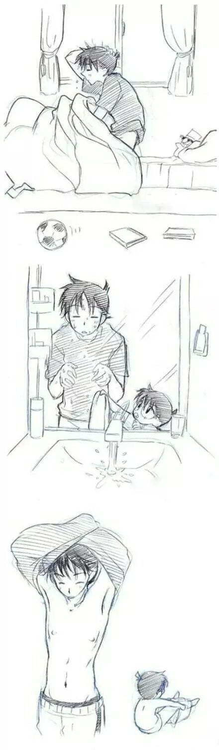 假如江户川柯南和工藤新一是两兄弟，会不会很有爱，还是相爱相杀[思考]