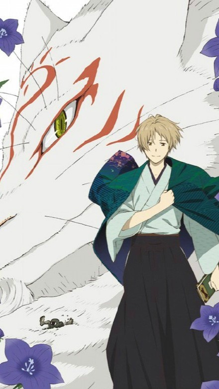 华丽丽的夏目友人帐官方手机壁纸，不能再美[嘻嘻]