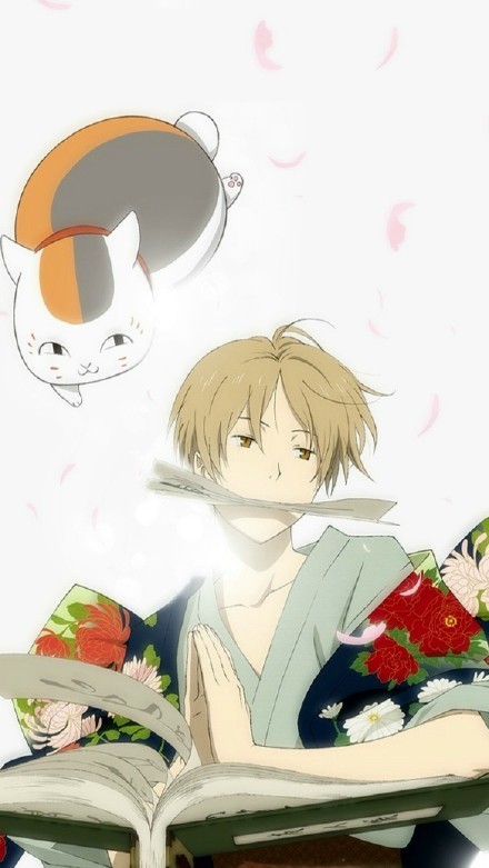 华丽丽的夏目友人帐官方手机壁纸，不能再美[嘻嘻]