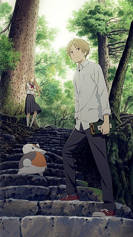 华丽丽的夏目友人帐官方手机壁纸，不能再美[嘻嘻]