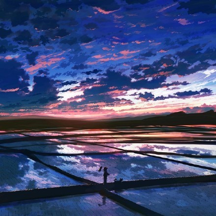 日本的二次元漫画风风景，美腻[嘻嘻]#二次元三次元#傻傻分不清楚