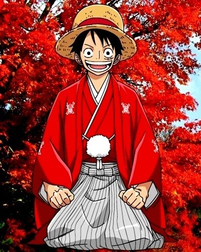 草帽团精美套图，后面的自然风景大亮[嘻嘻]