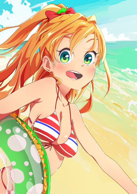 充满朝气的少女们，11区画师作品[嘻嘻]