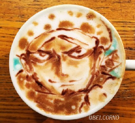 霓虹的咖啡拉花，简直逆天[嘻嘻]
各种动漫人物，鸣人，路飞，罗，鹿丸，娘口三三，你认出了几个[思考]