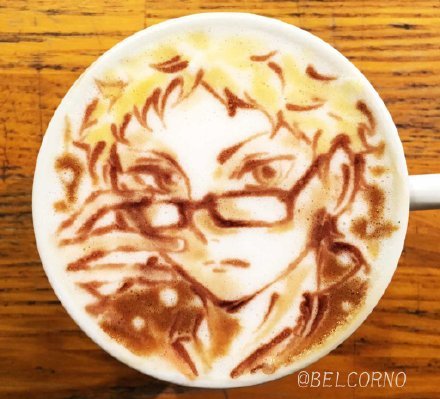 霓虹的咖啡拉花，简直逆天[嘻嘻]
各种动漫人物，鸣人，路飞，罗，鹿丸，娘口三三，你认出了几个[思考]